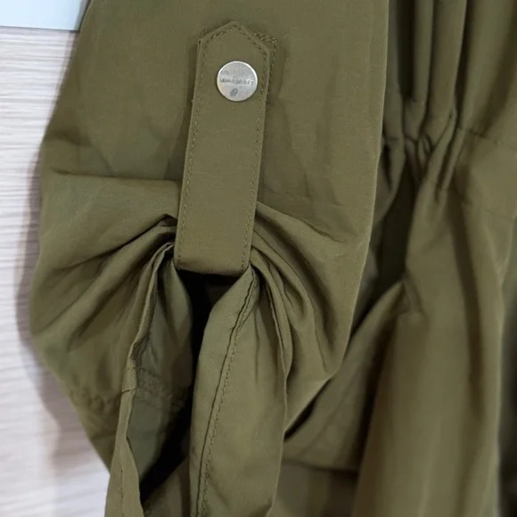 SANCTUARY ARMY GREEN RAIN COAT SIZE SMALL - Picture 8 of 15